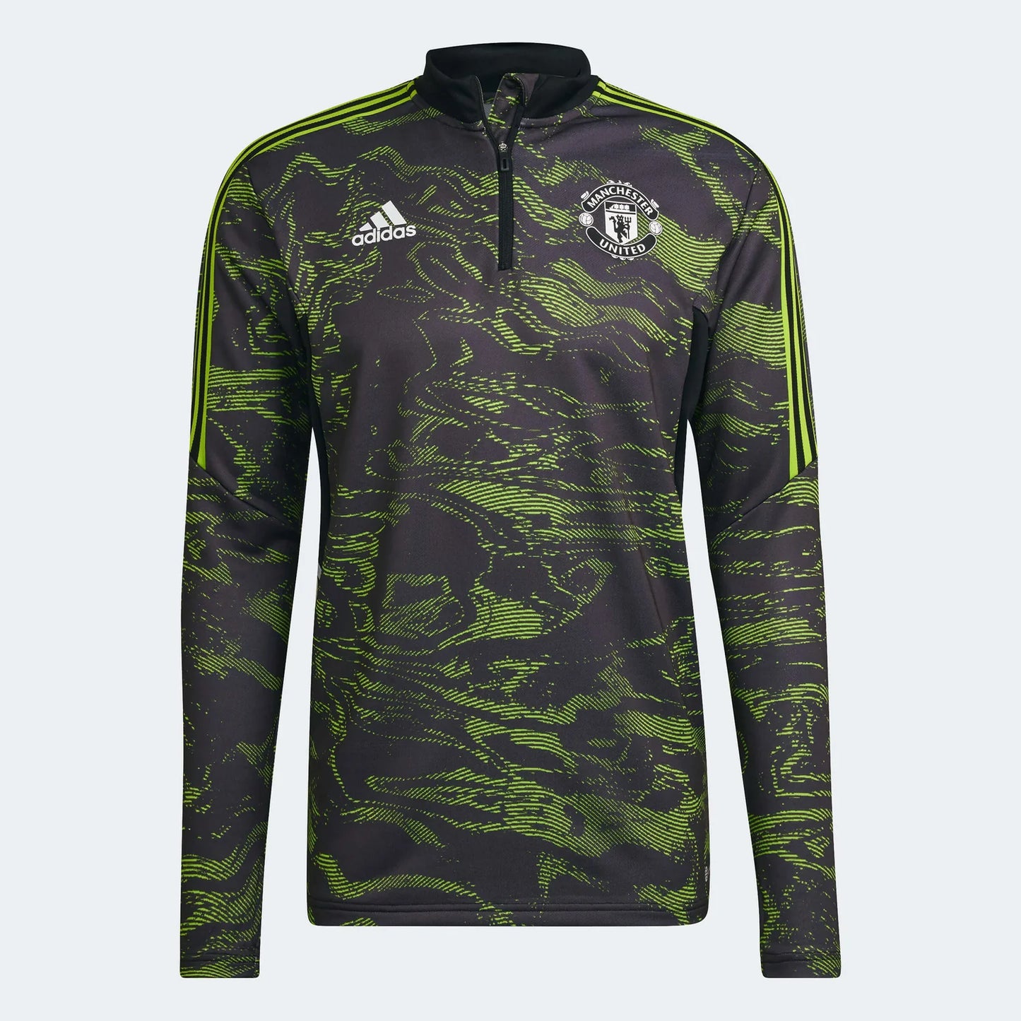 Manchester United EU Training Top - Black-Slime
