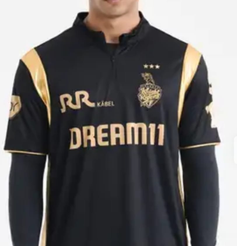 KKR Black - Gold Retro Replica Jersey 2025