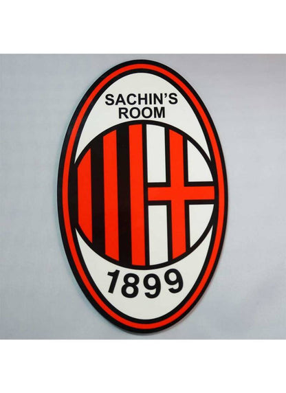 Personalised AC Milan Door Name Plate
