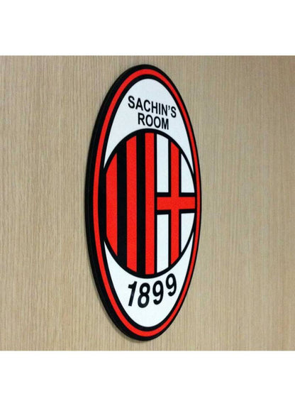 Personalised AC Milan Door Name Plate
