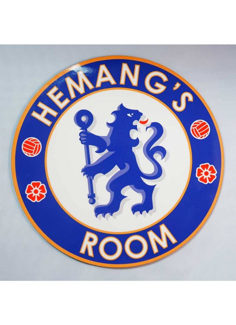 Personalised Chelsea Door Name Plate