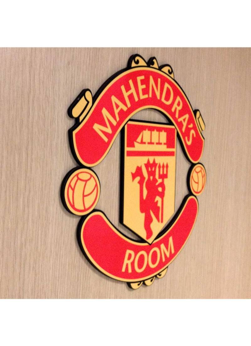 Personalised Manchester United Door Name Plate