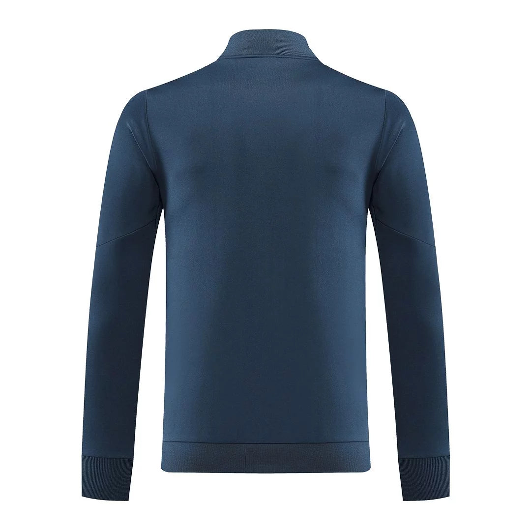 Manchester United Blue Orange Stripe Jacket