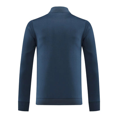 Manchester United Blue Orange Stripe Jacket
