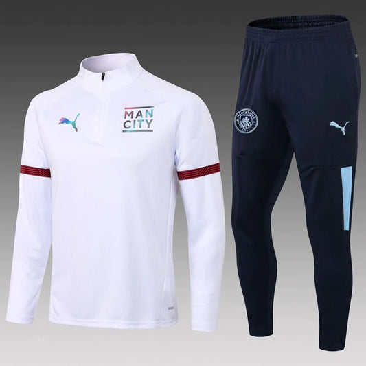 Manchester City White Training Tracksuit
