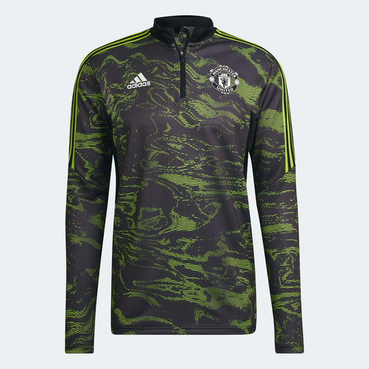 Manchester United EU Training Top - Black-Slime