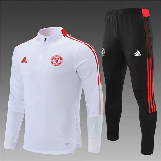 Manchester United White Training Tracksuit