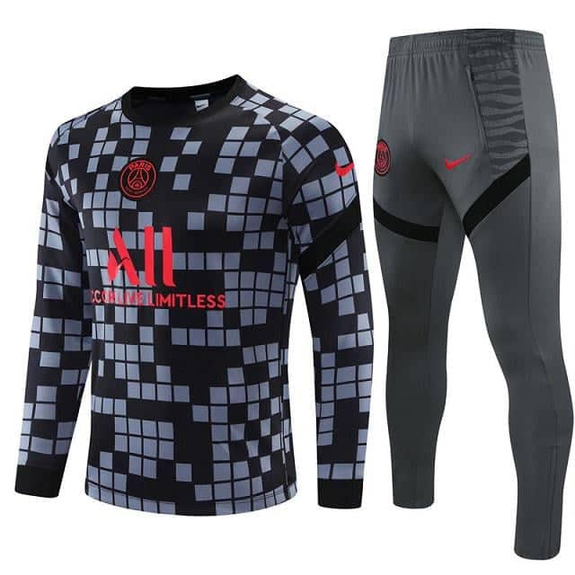 PSG Grey Designer Training Tracksuit