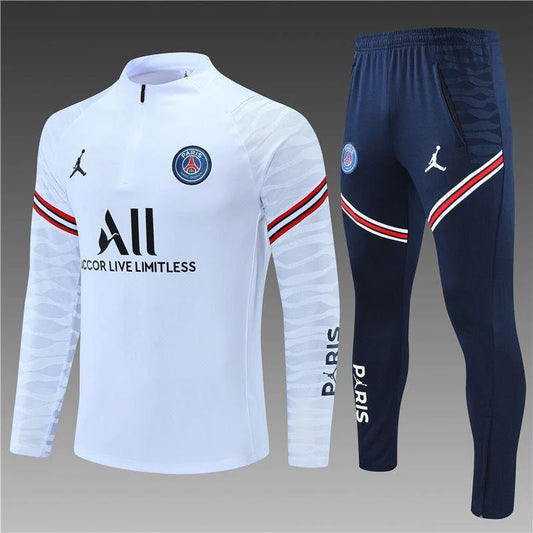 PSG White Training Tracksuit