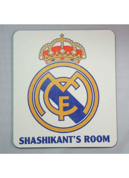 Personalised Real Madrid Door Name Plate