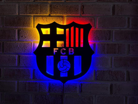 FC Barcelona LED Wall Decor Logo