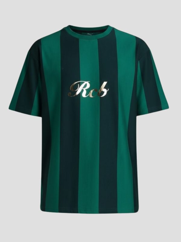 RCB Striper Travel Polo T–Shirt 2026 – Green