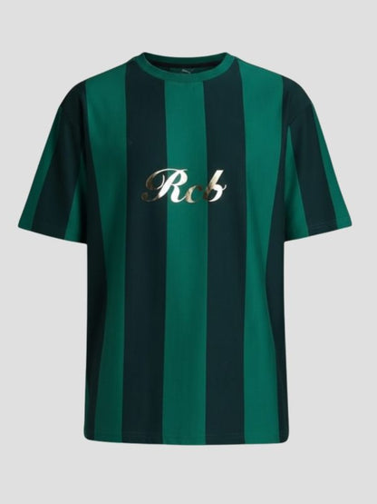 RCB Striper Travel Polo T–Shirt 2026 – Green