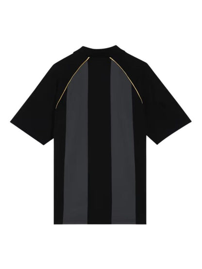 RCB Striper Travel Polo T-Shirt 2026 – BLACK