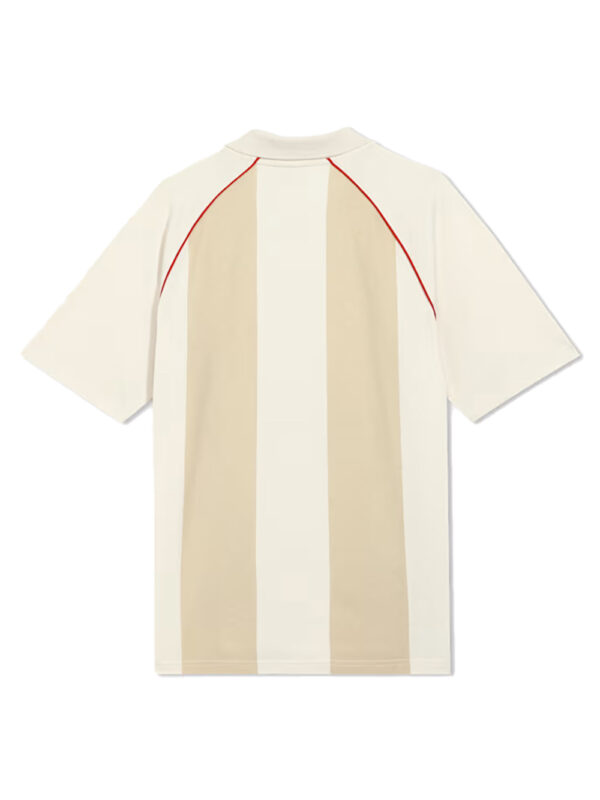 RCB Striper Travel Polo T–Shirt 2026 – White