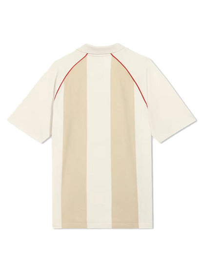 RCB Striper Travel Polo T–Shirt 2026 – White